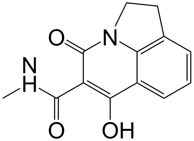 6-Hydroxy-N-methyl-4-oxo-1,2-dihydro-4H-pyrrolo[3,2,1-ij]quinoline-5-carboxamide/384365-15-5